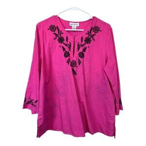 Womens Boho Bohemian Blouse Shirt Top Cottage embroidered Festival Hippie XL